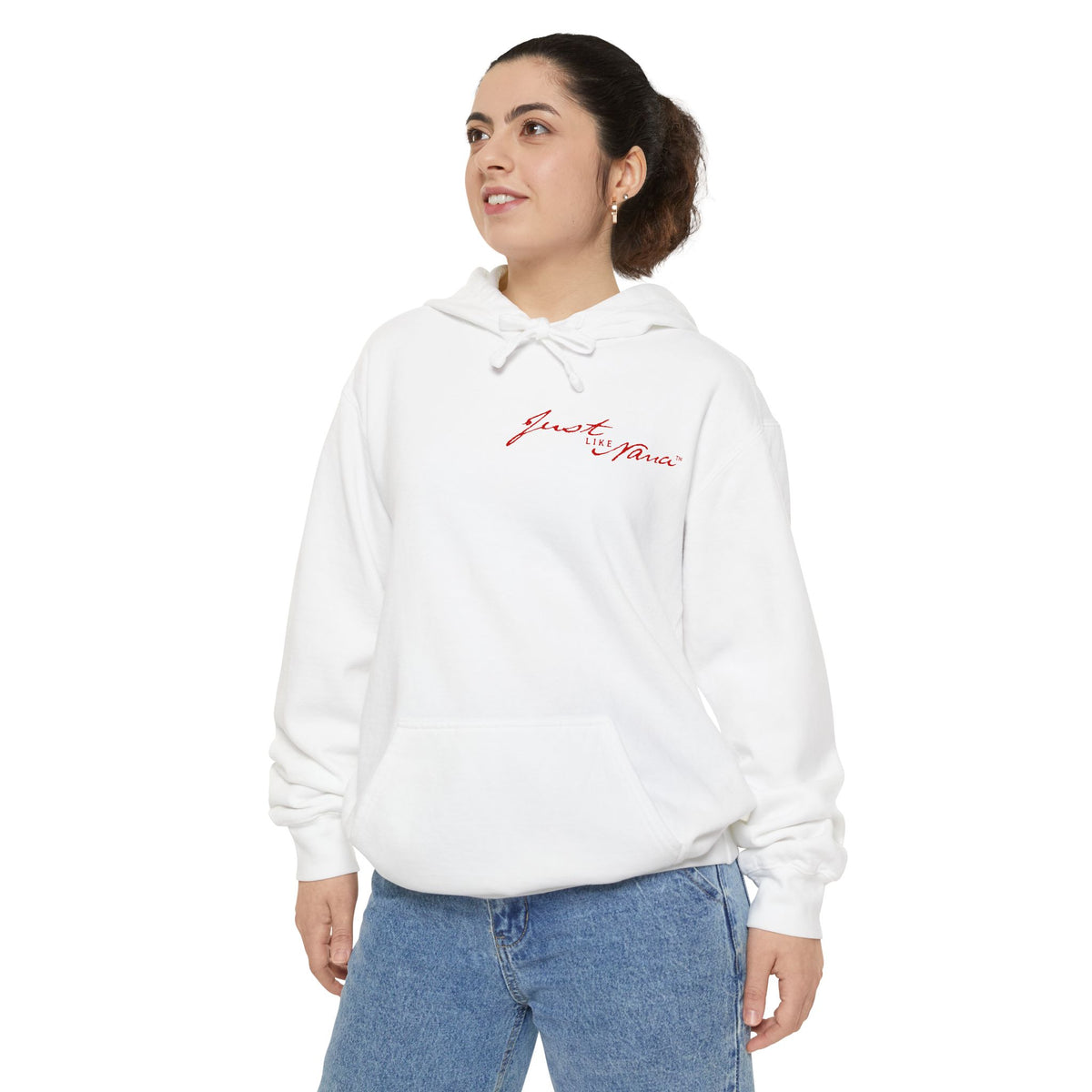 Just Like Nana White Hoodie