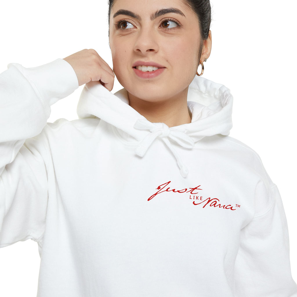 Just Like Nana White Hoodie