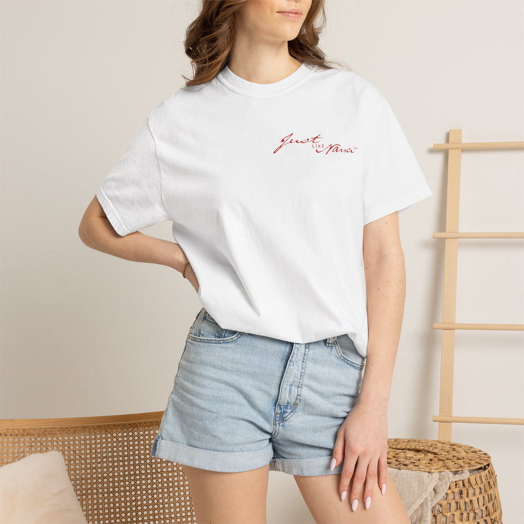 Just Like Nana White Tee